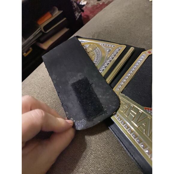 WWE Undisputed Championship Belt Gold Toy Pretend Child Youth Wrestling Costume - Picture 5 of 11